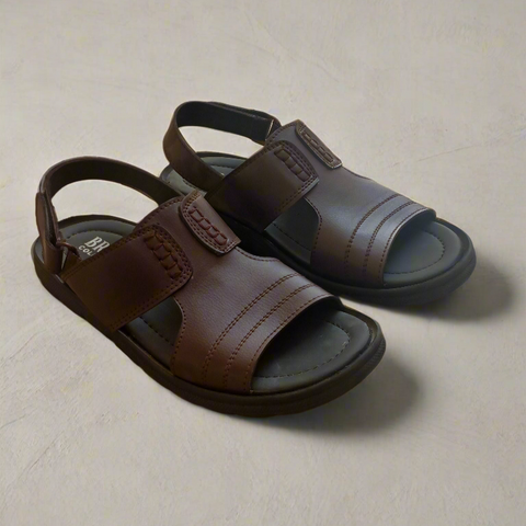 Soft Sole Stylish Sandals  - Brown - BCSAN 001