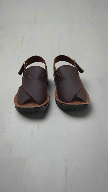 Peshawari Chappal Men - Brown - PM01