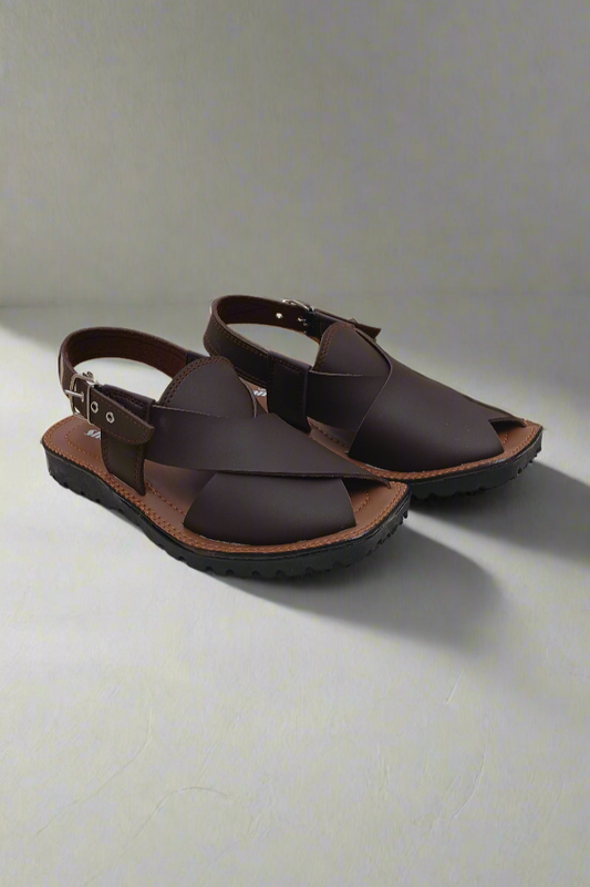Peshawari Chappal Men - Brown - PM01