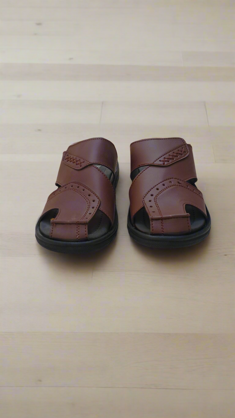 Unique Style Soft Sole  Slippers  - Brown - BC01
