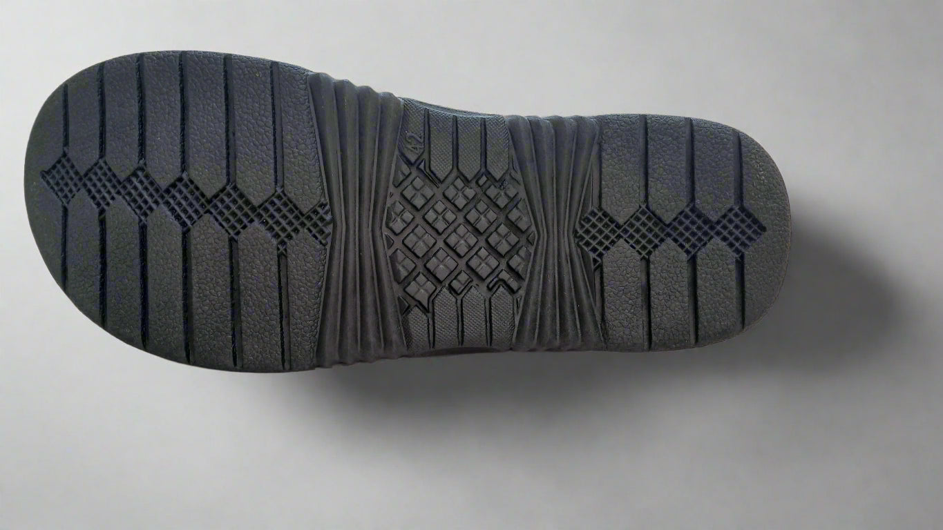 Soft Sole Stylish Slippers  - Black - SS 001