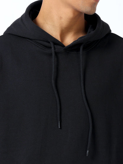 Black Stylish Hoodie For Men