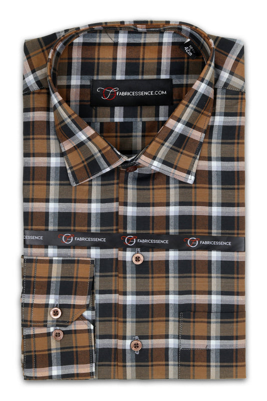 Admiral Executive Check Formal Shirt – Timeless Professional Wear - CH2025-O