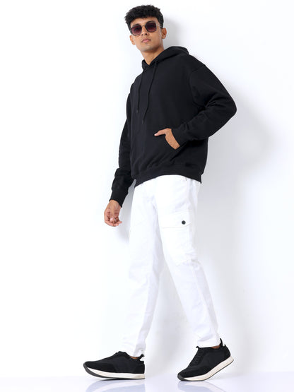 Black Stylish Hoodie For Men