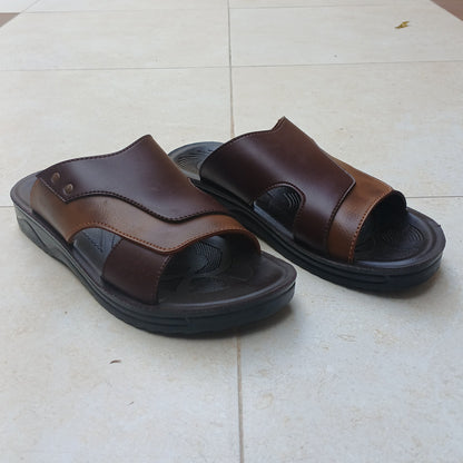 Men Stylish Slippers Comfort  - Brown - XT01