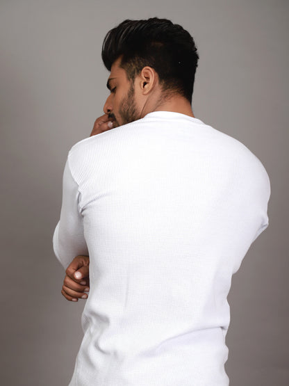 Thermal Shirt Full Sleeves | White