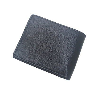 Men Classic Leather Wallet - Black