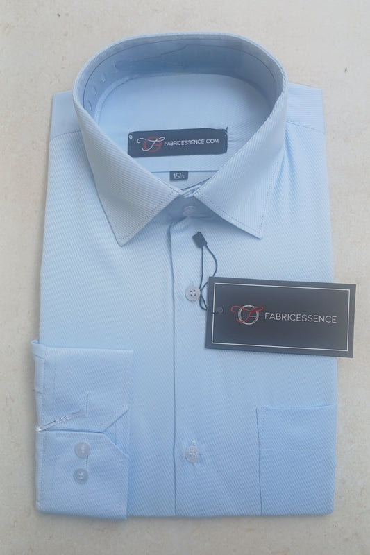 Cross Line Dobby Formal Shirt - Sky Blue | CL1001 | Pakistan online