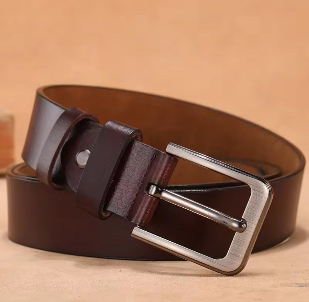 Belt Premium Mens - Mustard
