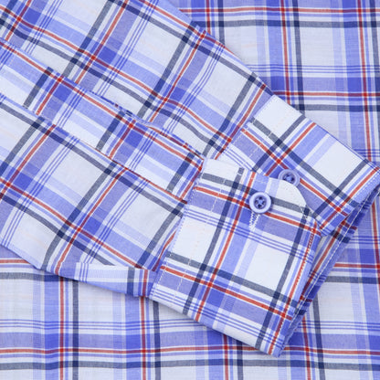 Admiral Executive Check Formal Shirt – Timeless Professional Wear - CH2025-P