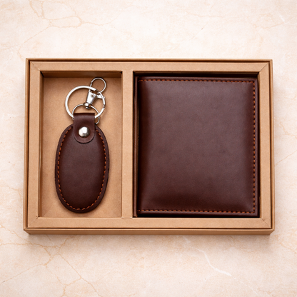 Wallet Key Chain Genuine Leather Gift Set Men Pakistan online