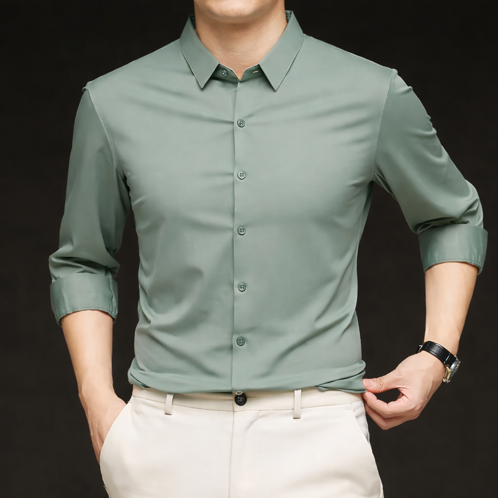 Ultra Strech Lycra Casual Shirt - | Slim Fit | Pakistan online
