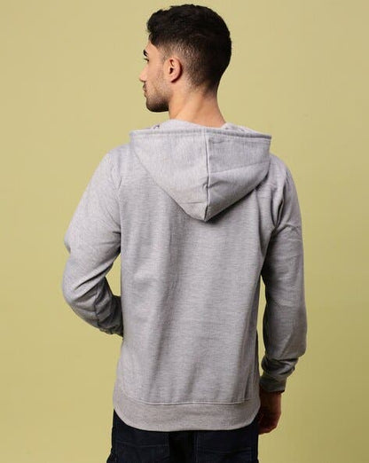 Grey Stylish Hoodie For Men