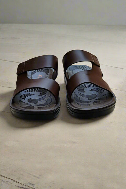 Slippers Men Elegant Brown Comfort  –  EB 01