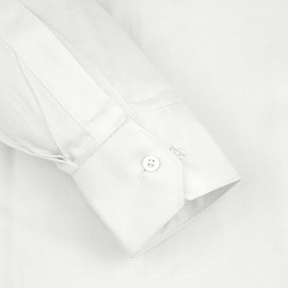 Diamond Design Dobby Formal Shirt - Off White | DFE2409 |