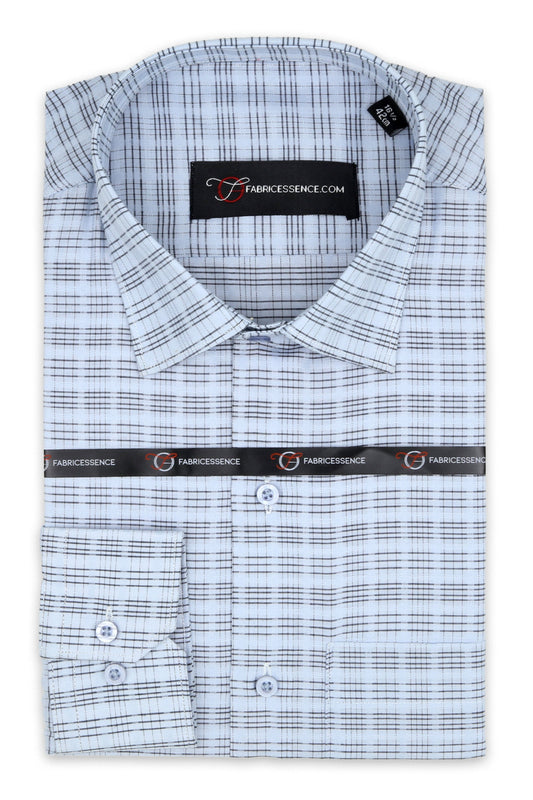 Admiral Executive Check Formal Shirt – Timeless Professional Wear - CH2025-H
