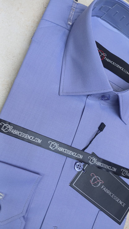 Men's Plain Formal Shirt - | Medium Sky Blue | FE1511 C Pakistan online