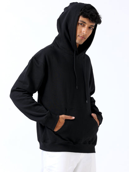 Black Stylish Hoodie For Men