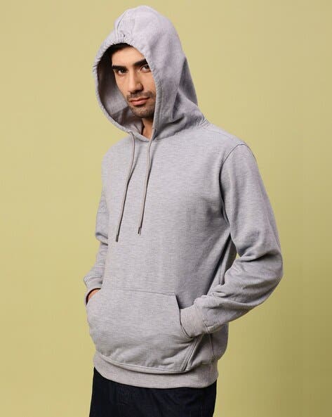 Grey Stylish Hoodie For Men