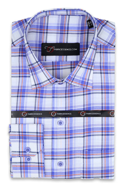 Admiral Executive Check Formal Shirt – Timeless Professional Wear - CH2025-P