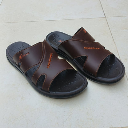 Men Trendy Slippers Comfort  - Brown - XT02