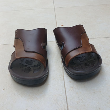 Men Stylish Slippers Comfort  - Brown - XT01