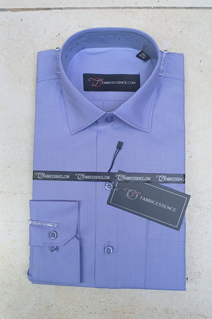 Men's Plain Formal Shirt - | Medium Sky Blue | FE1511 C Pakistan online