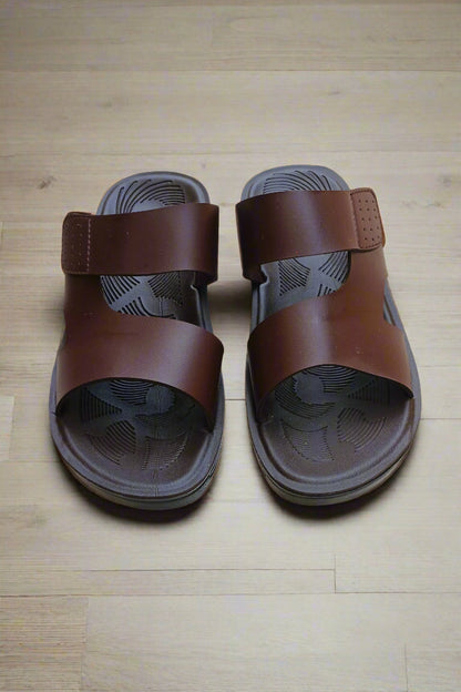 Slippers Men Elegant Brown Comfort  –  EB 01