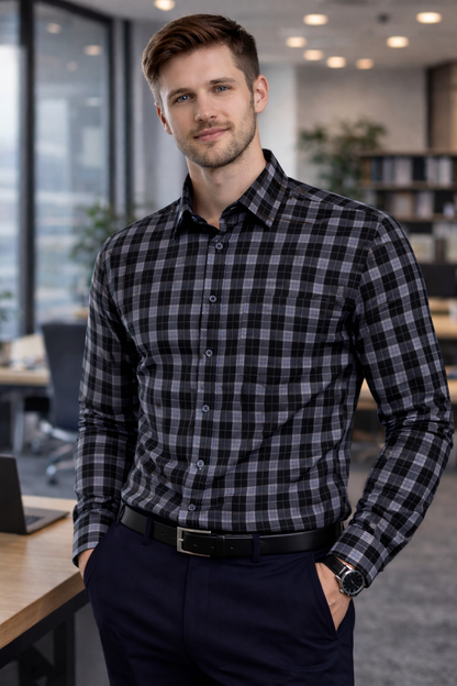 A Executive Check Formal Shirt – CH2026-3 Pakistan online