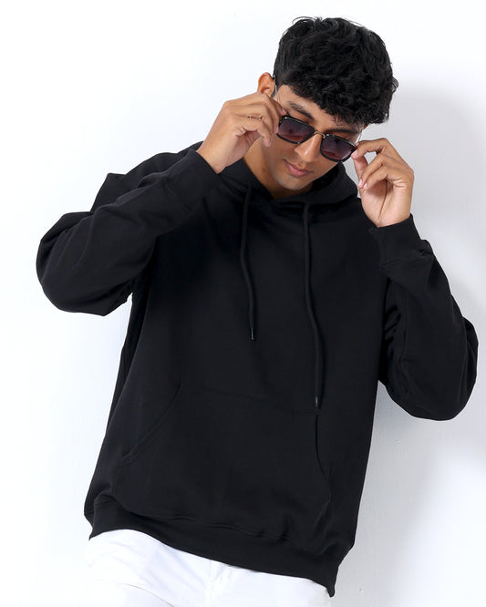 Black Stylish Hoodie For Men