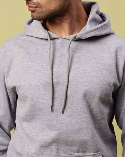 Grey Stylish Hoodie For Men