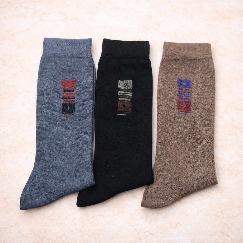 Socks Pack Of 3 Premium Cotton Mens Pakistan online