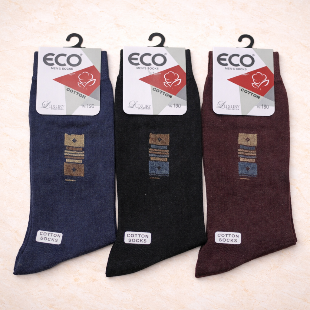 Socks Pack Of 3 Premium Cotton Mens Pakistan online