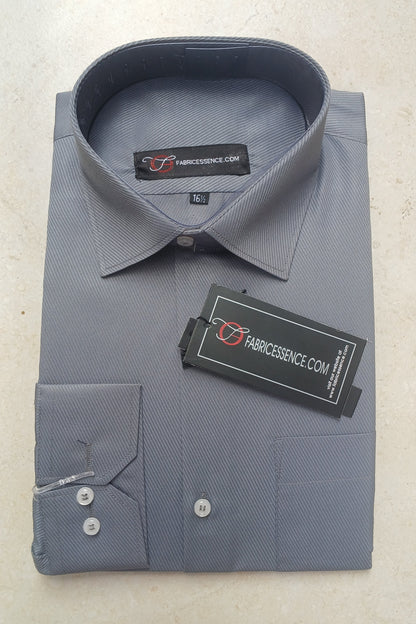 Cross Line Dobby Formal Shirt - Grey | CL1001 | Pakistan online