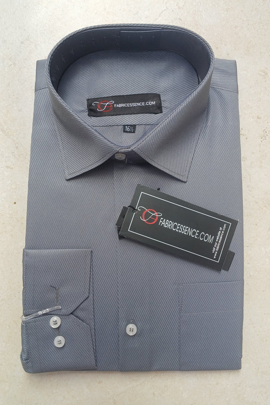 Cross Line Dobby Formal Shirt - Grey | CL1001 | Pakistan online