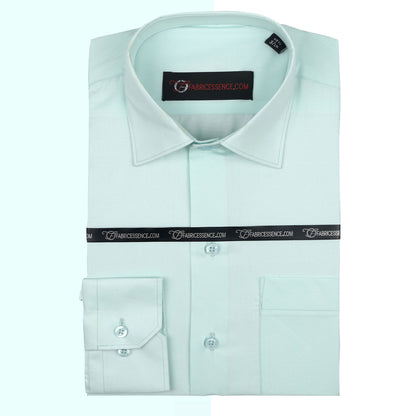 Plain Men's || Light Green || Formal Shirt - FE1199CC