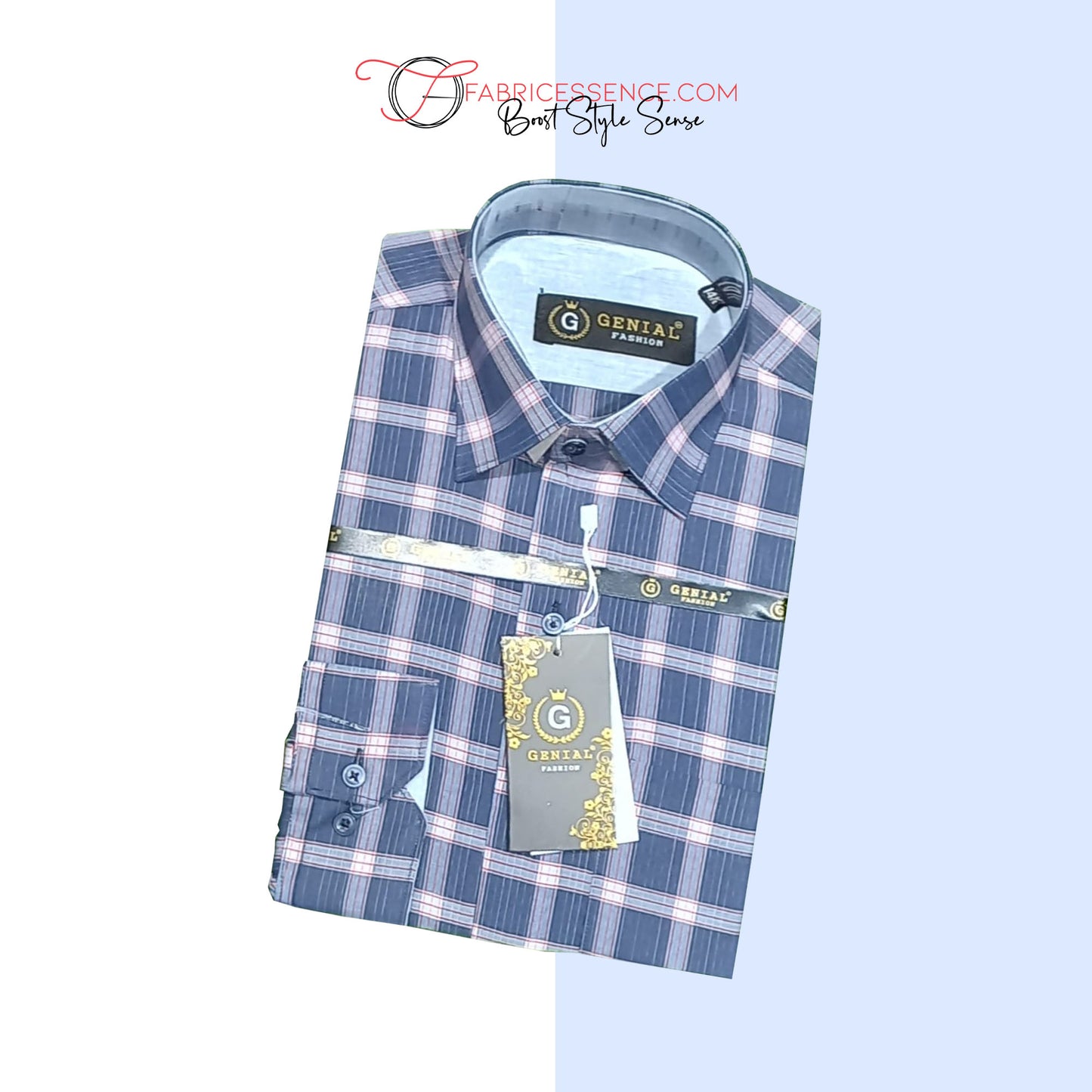 Men's Check Formal Shirt - CFS-0021 | Full Sleeves, Regular Fit, Cotton | Affordable & Durable Quality