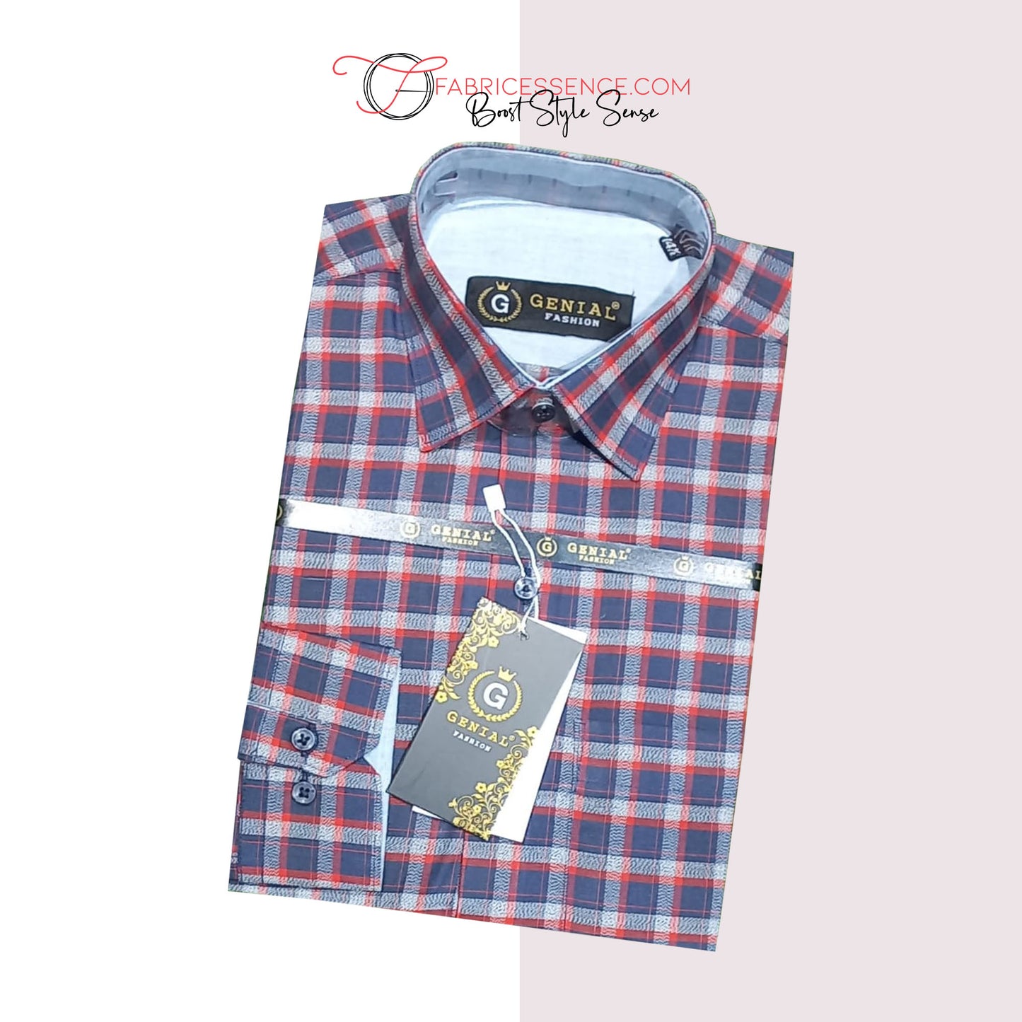 Men's Check Formal Shirt&nbsp;  Full Sleeves Shirt, Ready To Wear Regular Fit , With Front Pocket Cotton Fabric , For All Seasons Good Quality At Low Price  Easy To Iron , Durable Formal Shirt  Open Parcel And Check Before Payment