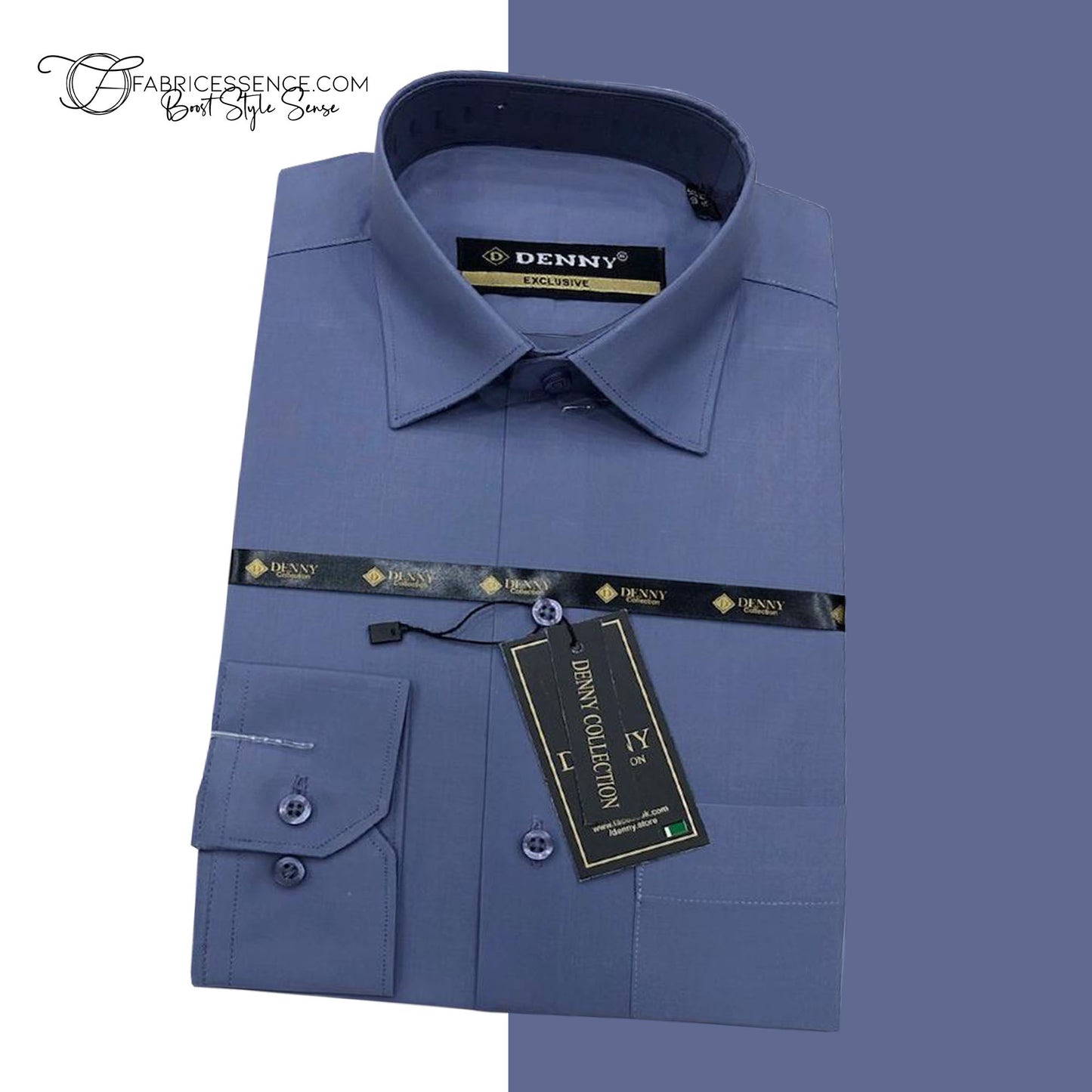 Men's || Stylish Blue || Plain Shirt - FEDS118 Pakistan online