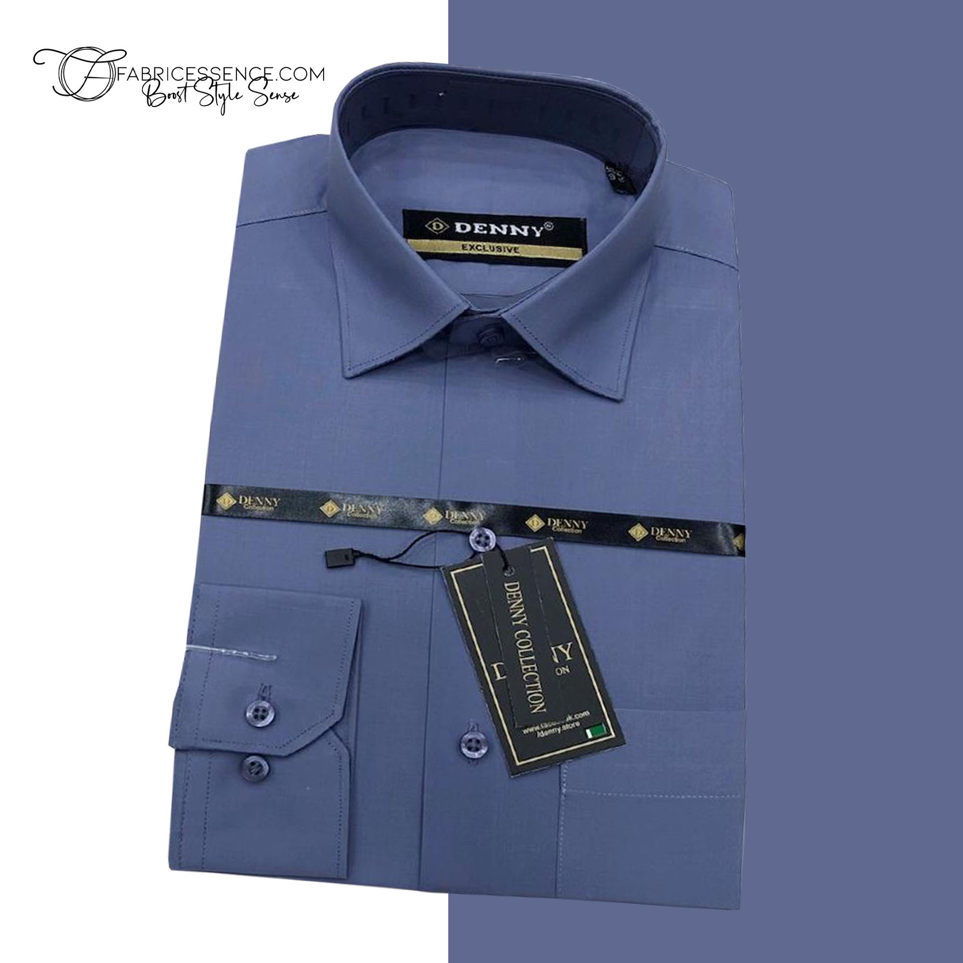 Men's || Stylish Blue || Plain Shirt - FEDS118 Pakistan online