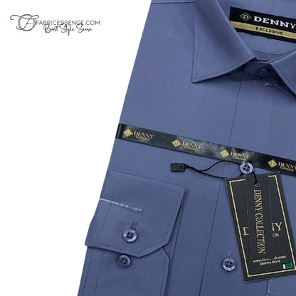 Men's || Stylish Blue || Plain Shirt - FEDS118 Pakistan online